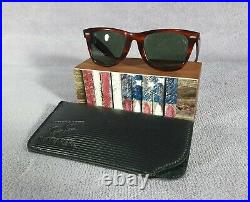 °Vintage sunglasses Ray-Ban B&L Bausch & Lomb Wayfarer Tortoise 5022 80's