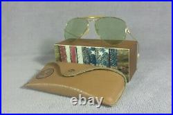 °Vintage sunglasses Ray-Ban B&L Outdoorsman 5814 Green changeables lenses 70's