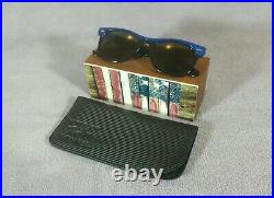 °Vintage sunglasses Ray-Ban B&L USA Wayfarer L1723 Street Neat Electric blue 80s