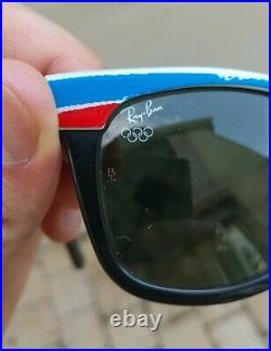 °Vintage sunglasses Ray-Ban B&L USA Wayfarer Olympic Games ALBERTVILLE 1992 G-15