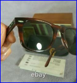 °Vintage sunglasses Ray-Ban B&L WAYFARER 4620 Mock tortoise G15 Lenses 80's