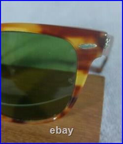 °Vintage sunglasses Ray-Ban B&L Wayfarer II Blond tortoise W0895 1980's