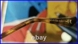 Vintage sunglasses Ray-Ban Classic Metal W1675 Or plated, tortuga G15 XLT