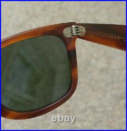 °Vintage sunglasses Ray-Ban Wayfarer Tortoise 5024 BL BAUSCH & LOMB 80's