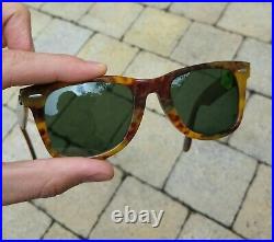 °Vintage sunglasses RayBan B&L USA Wayfarer W0886 REAL TORTOISE Limited