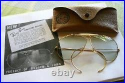 Year 1952! New VINTAGE BL RAY BAN Shooter Photochromatic grey -NOS