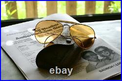 Year 1967! New VINTAGE BL RAY BAN outdoorsman Ambermatic All weathers -NOS